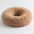 SnugNest Textured Stripe Storage Ottoman Dog Bed