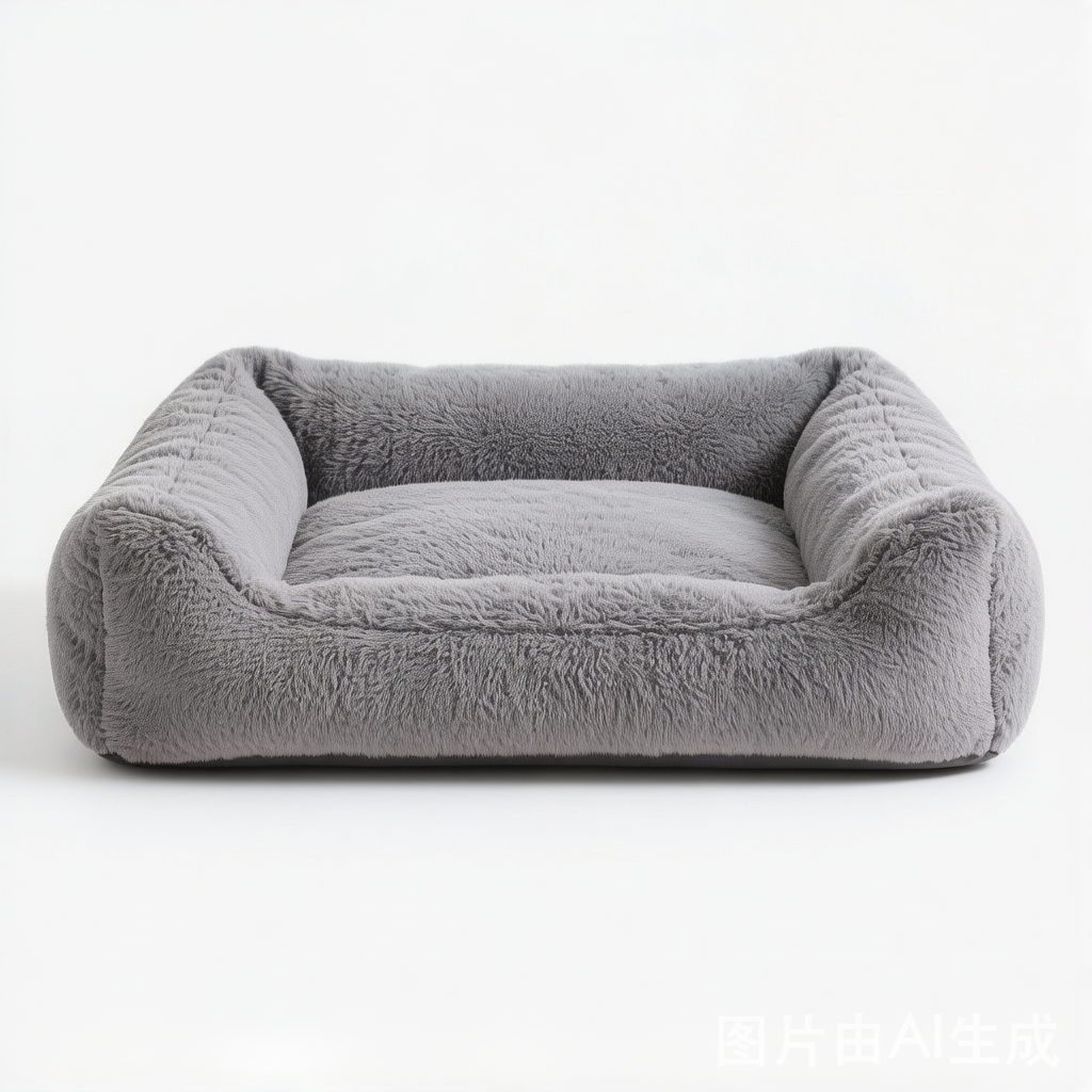 Softness Faux Rabbit Fur Warming Pillow Dog Bed - Cozy Cloud
