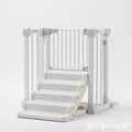 Wooden Dog Ramp 4 Levels Height Adjustable Foldable Dog Stairs