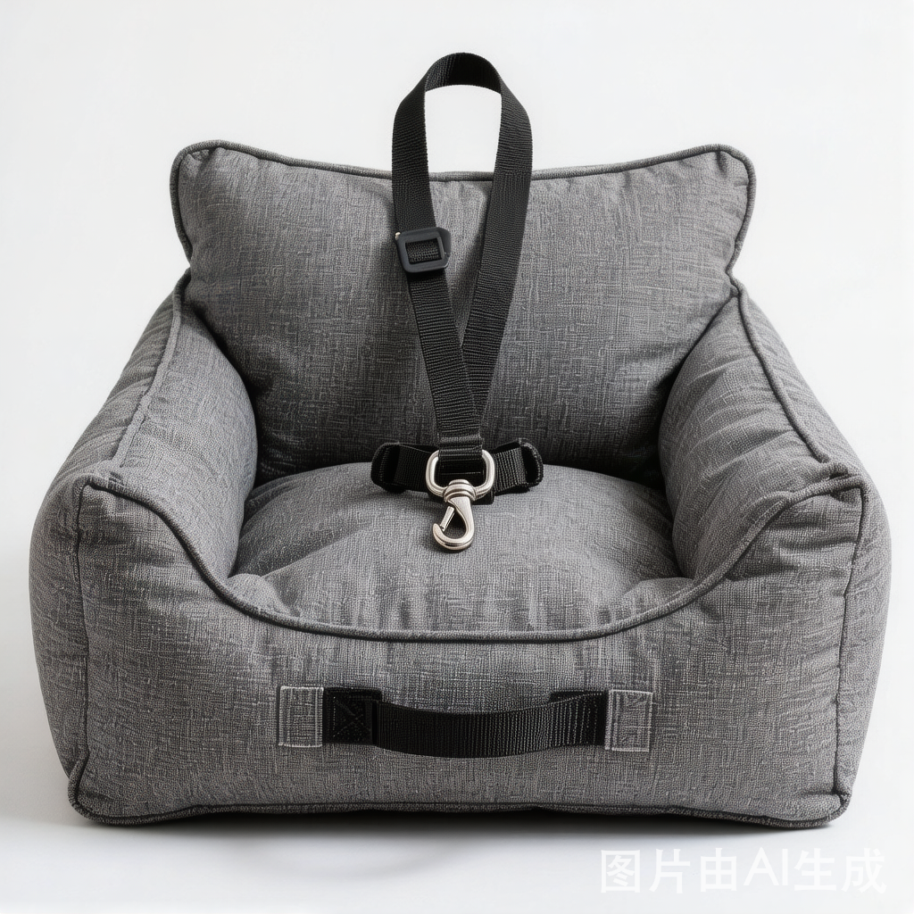 Portable ISOFIX Dog Car Seat Bed with LATCH System