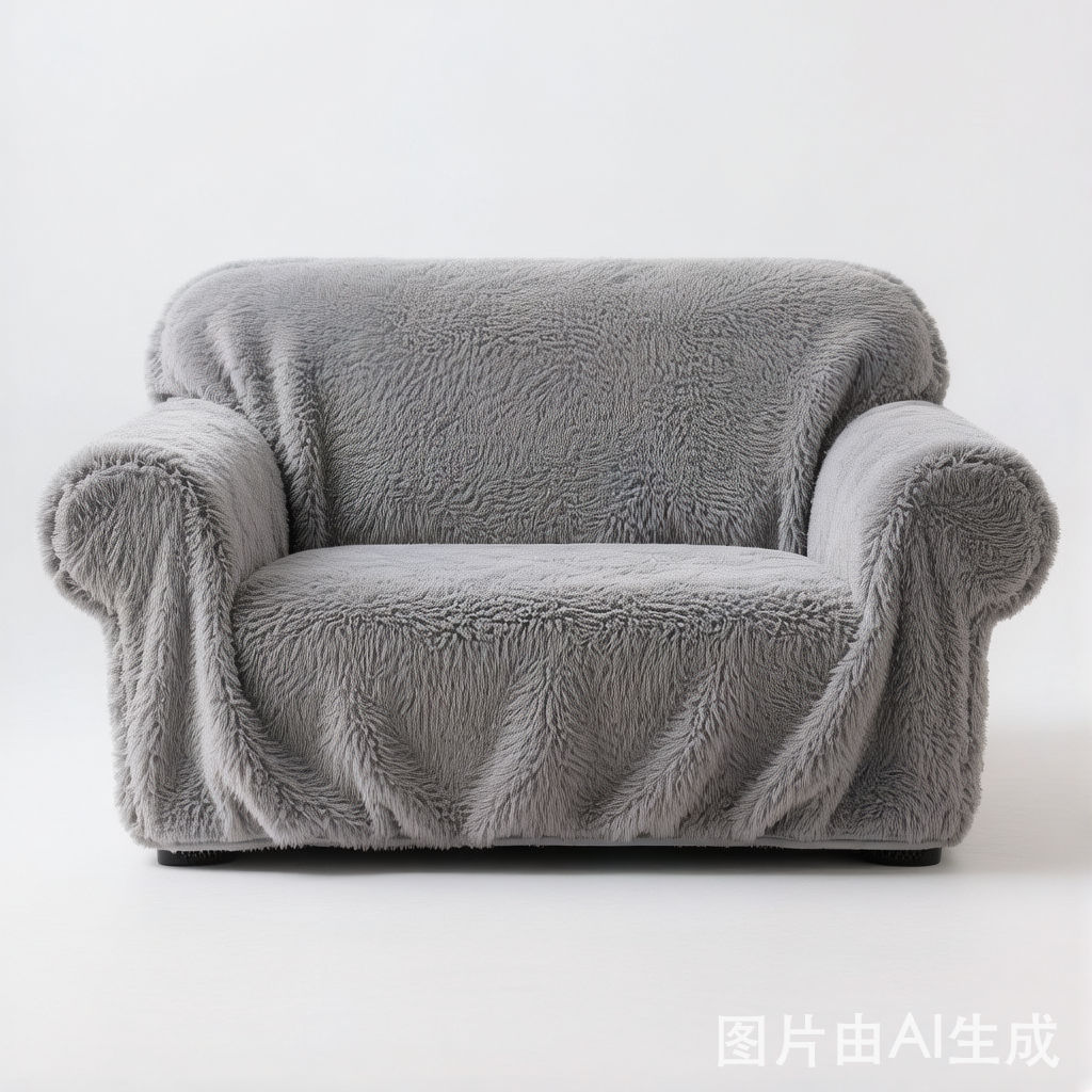 Plush Pet-Friendly Non-Slip One-Piece Couch Cover Recliner Couch Cover - Strips